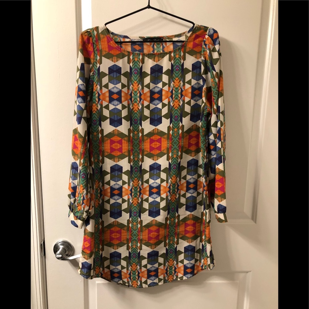 Honey Punch Patterned Dress